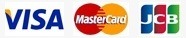 We Accept Visa, MasterCard, JCB